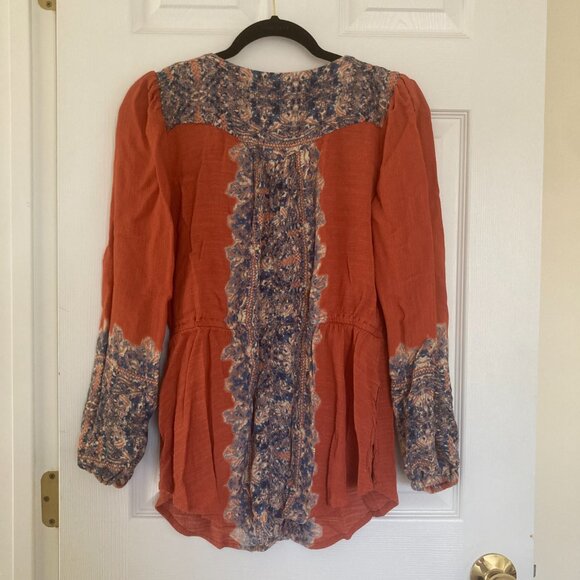 Free People Wildest Moments Tunic In Persimmon, size S - Picture 5 of 9